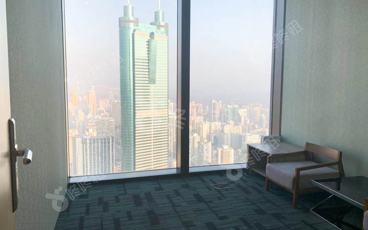 京基100大厦_215.08平_精装_办公室隔间