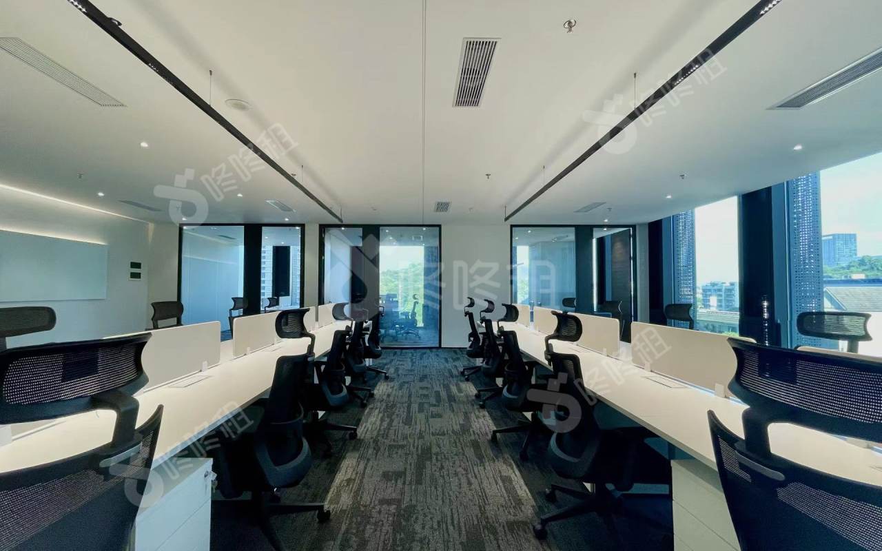 天珑移动大厦_365平_精装_办公室开间