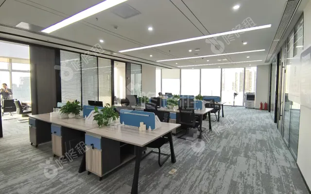 宝中卓越时代广场_368平米_豪装_办公室房源出租