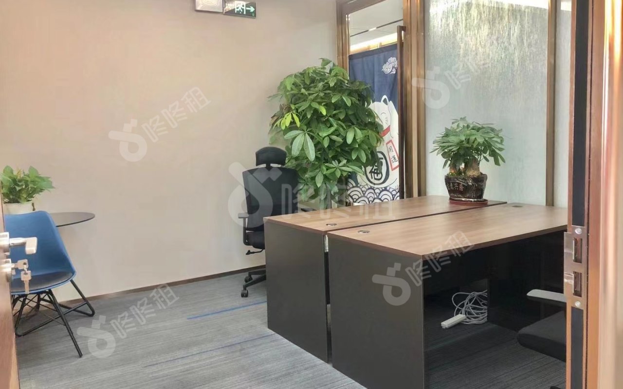 冠华大厦_552平_精装_办公室隔间