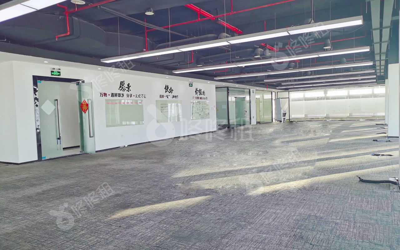 深圳百度国际大厦_841平_精装_办公室开间