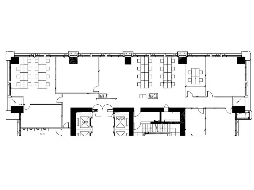 京基御景峯大厦_821平_精装_户型图