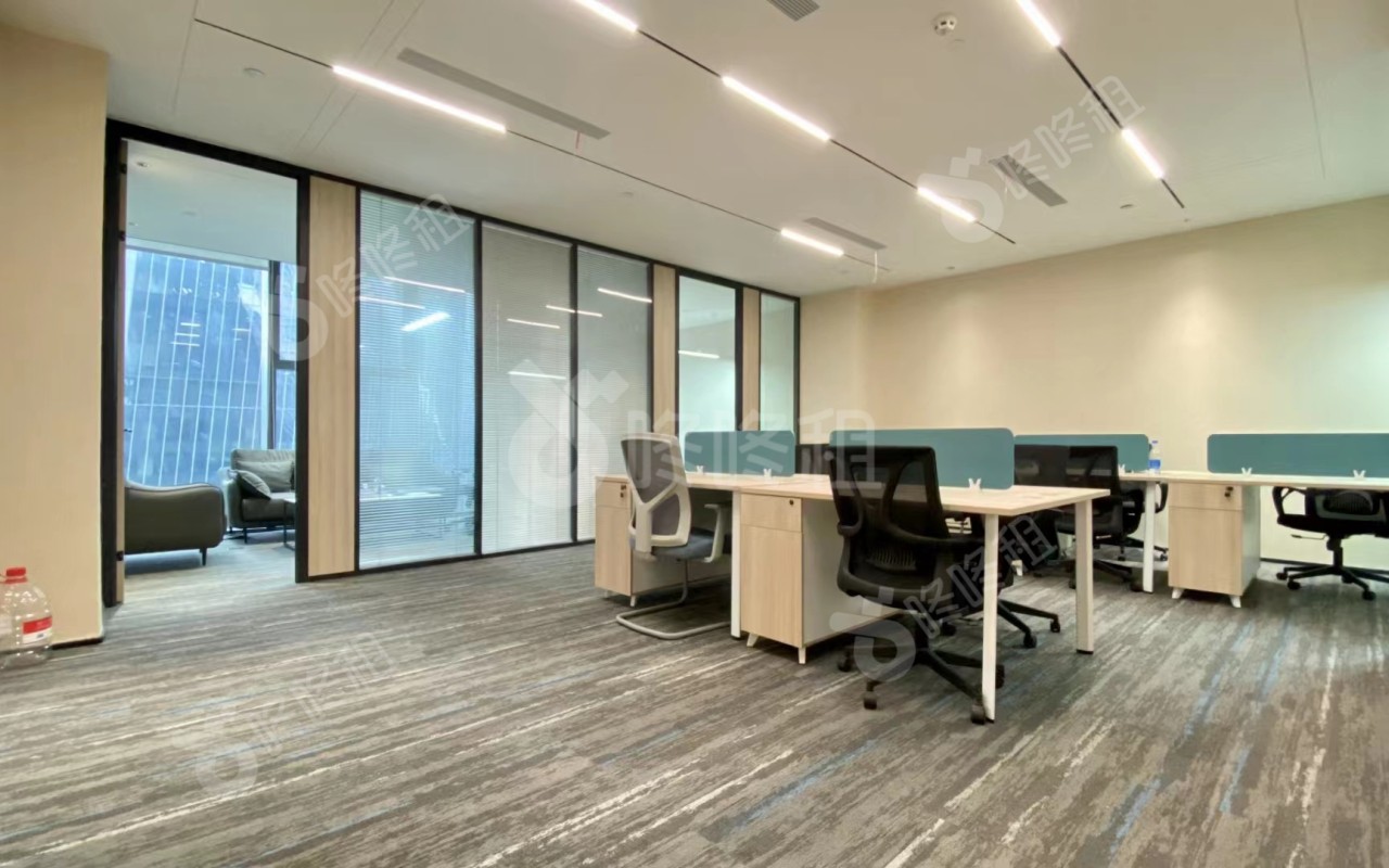 前海香缤国际金融中心_190平_豪装_办公室开间