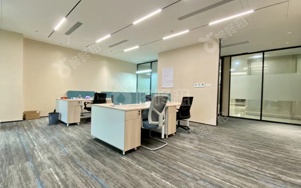 前海香缤国际金融中心_190平_豪装_办公室开间