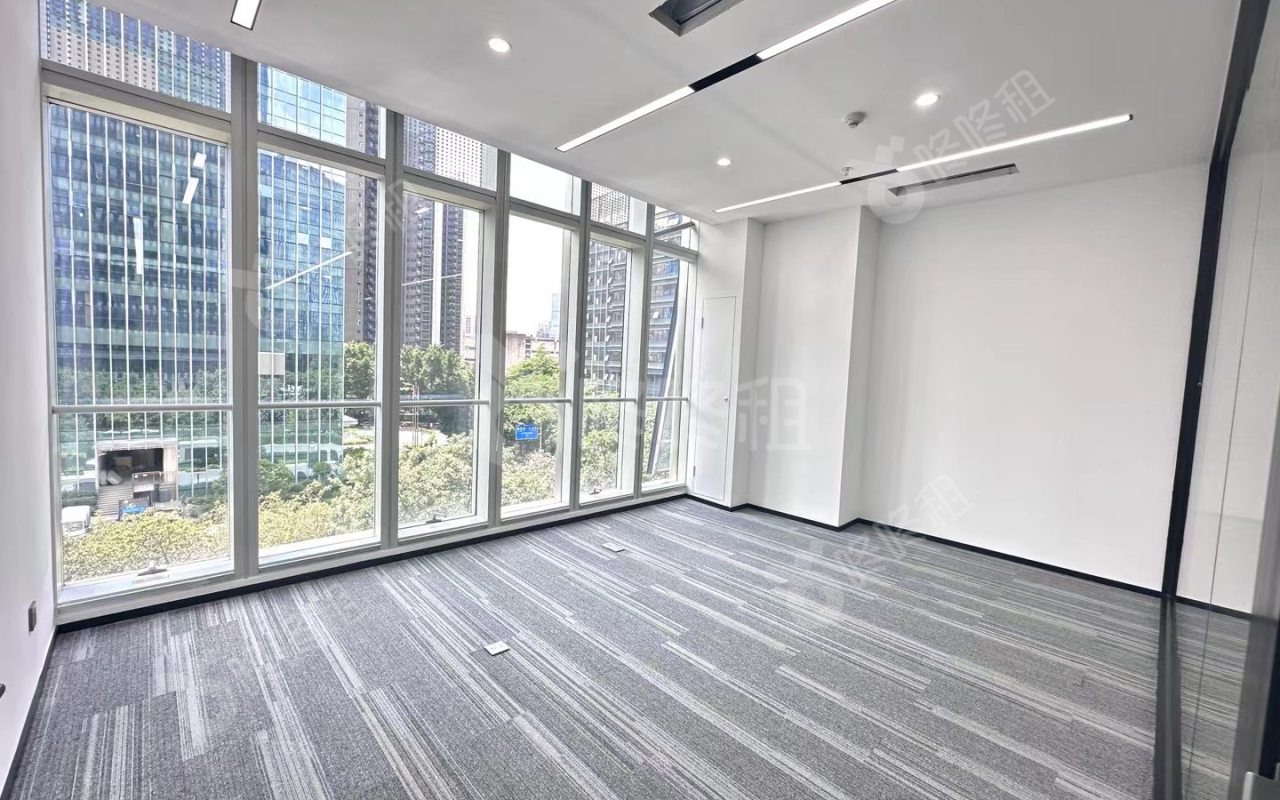 讯美科技广场_246平_精装_办公室隔间