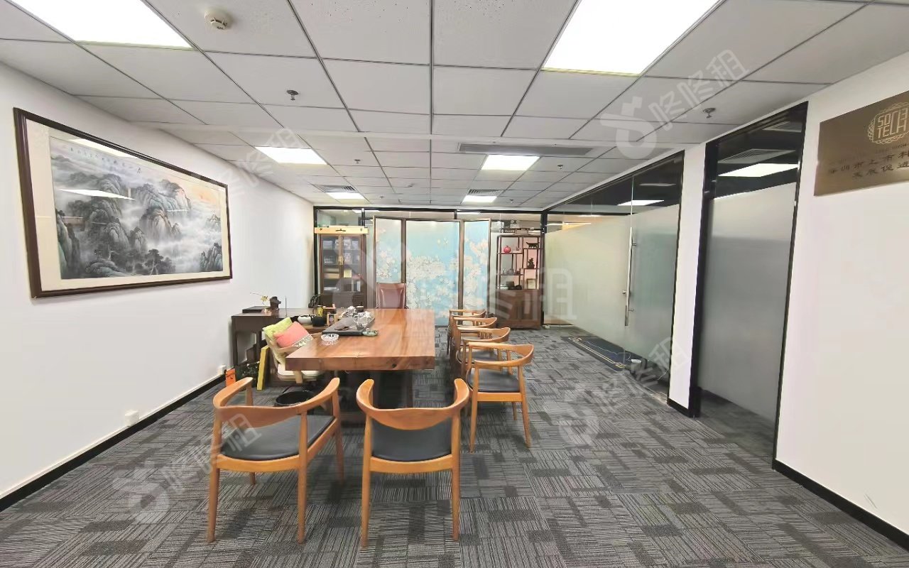 中科大厦_261平_豪装_办公室隔间