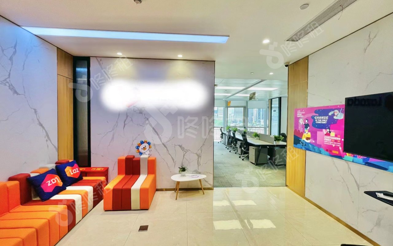 阿里云大厦_392平_精装_前台