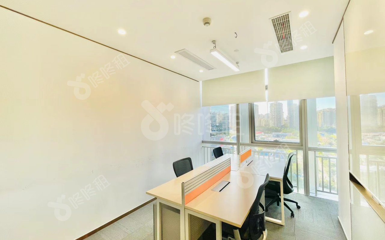 阿里云大厦_392平_精装_办公室隔间