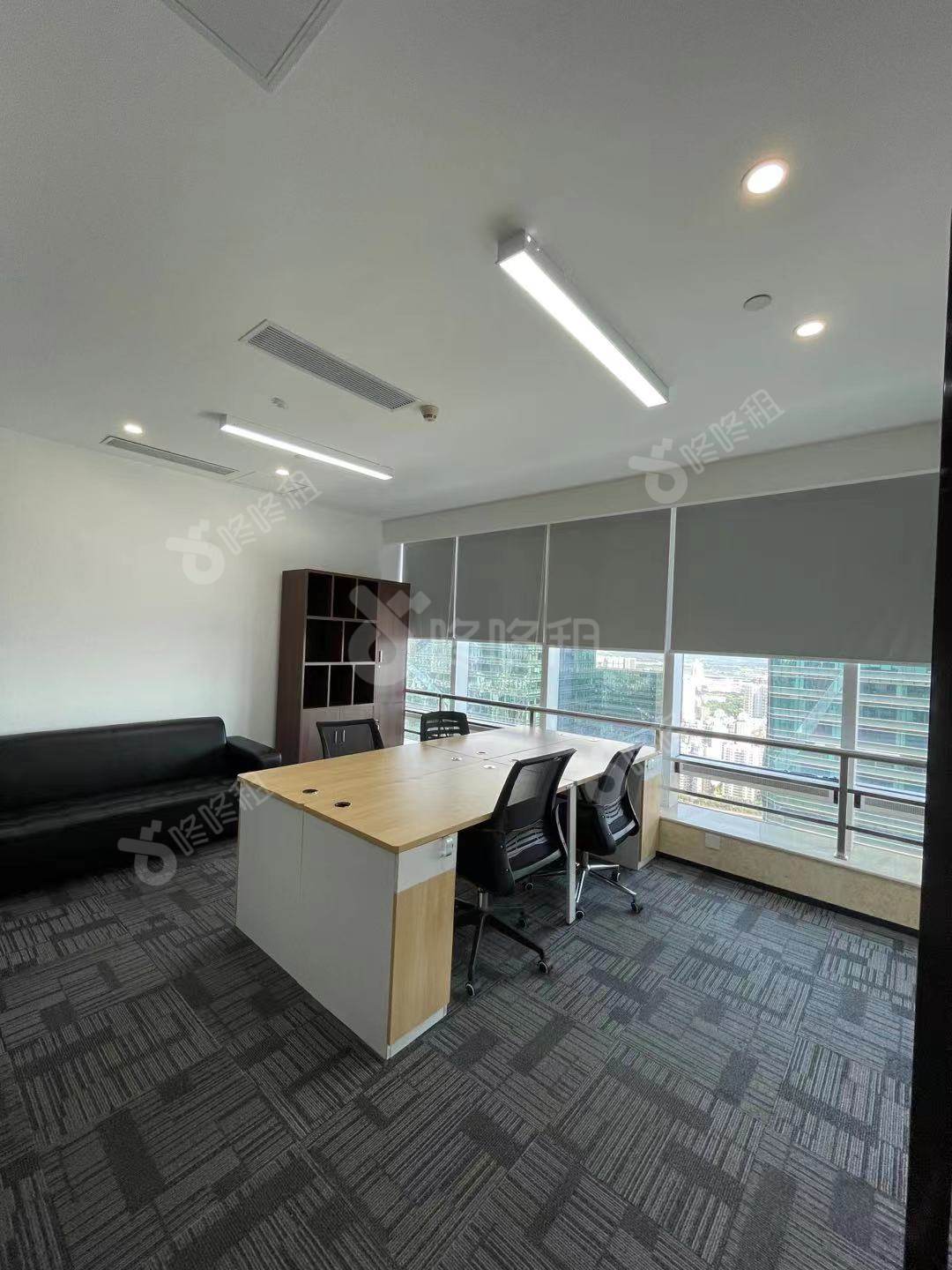 时代财富大厦_511平_精装_办公室隔间