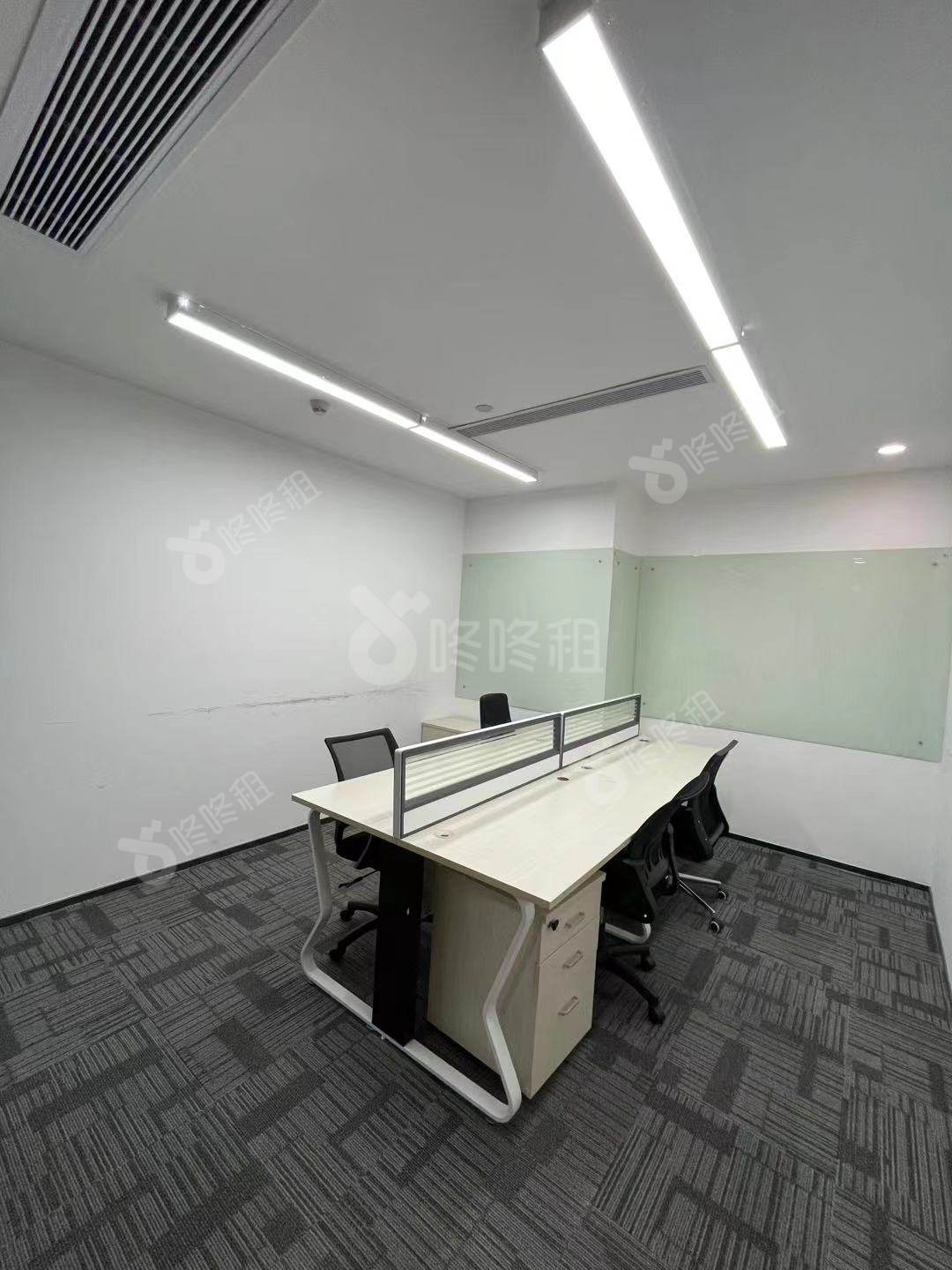 时代财富大厦_511平_精装_办公室隔间