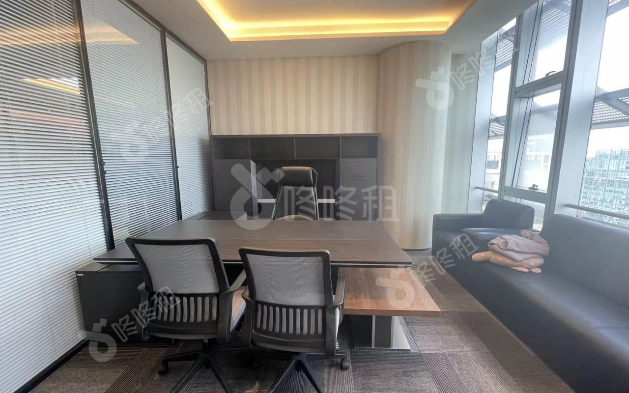中洲大厦_739平_精装_办公室隔间