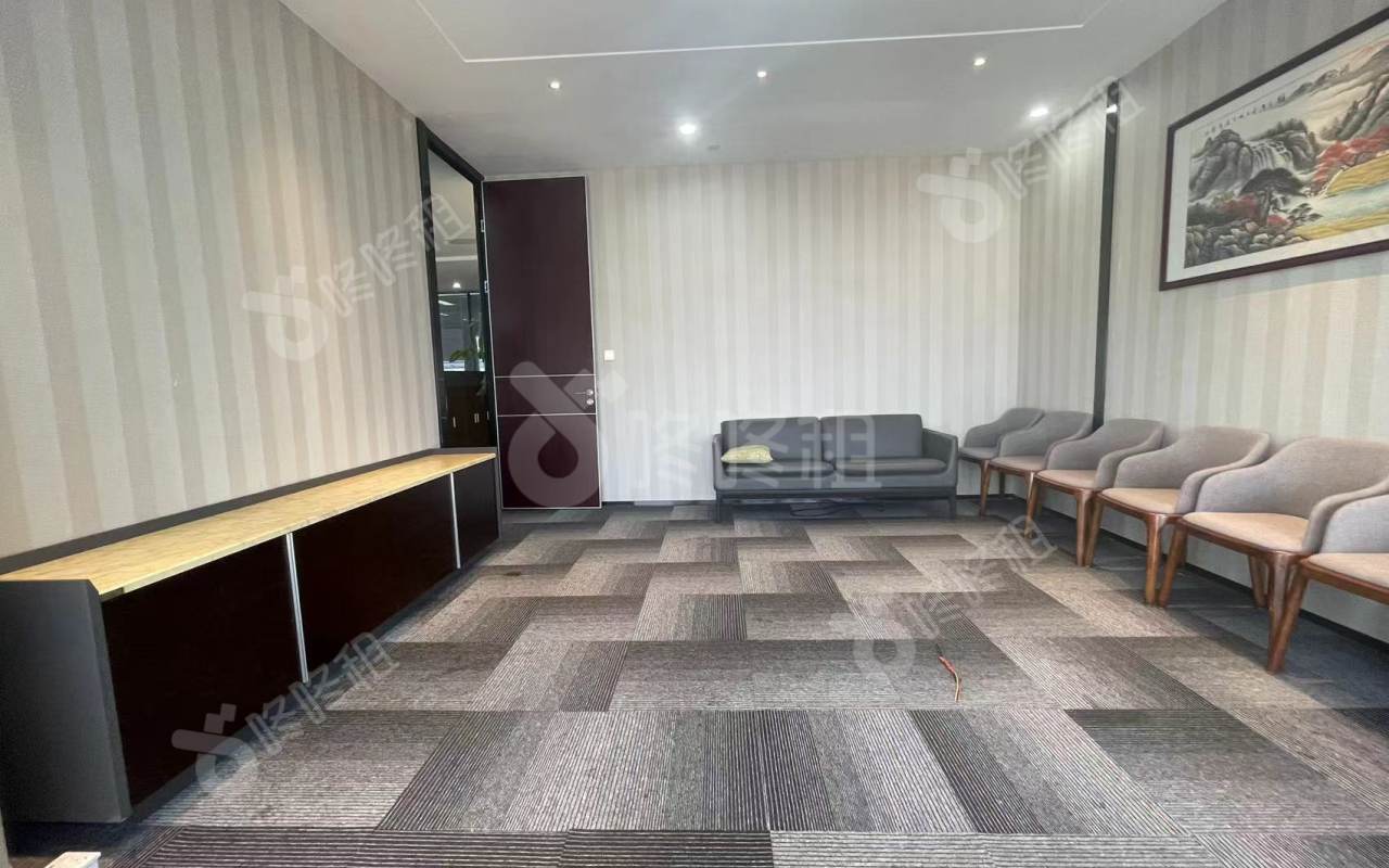 中洲大厦_739平_精装_办公室隔间