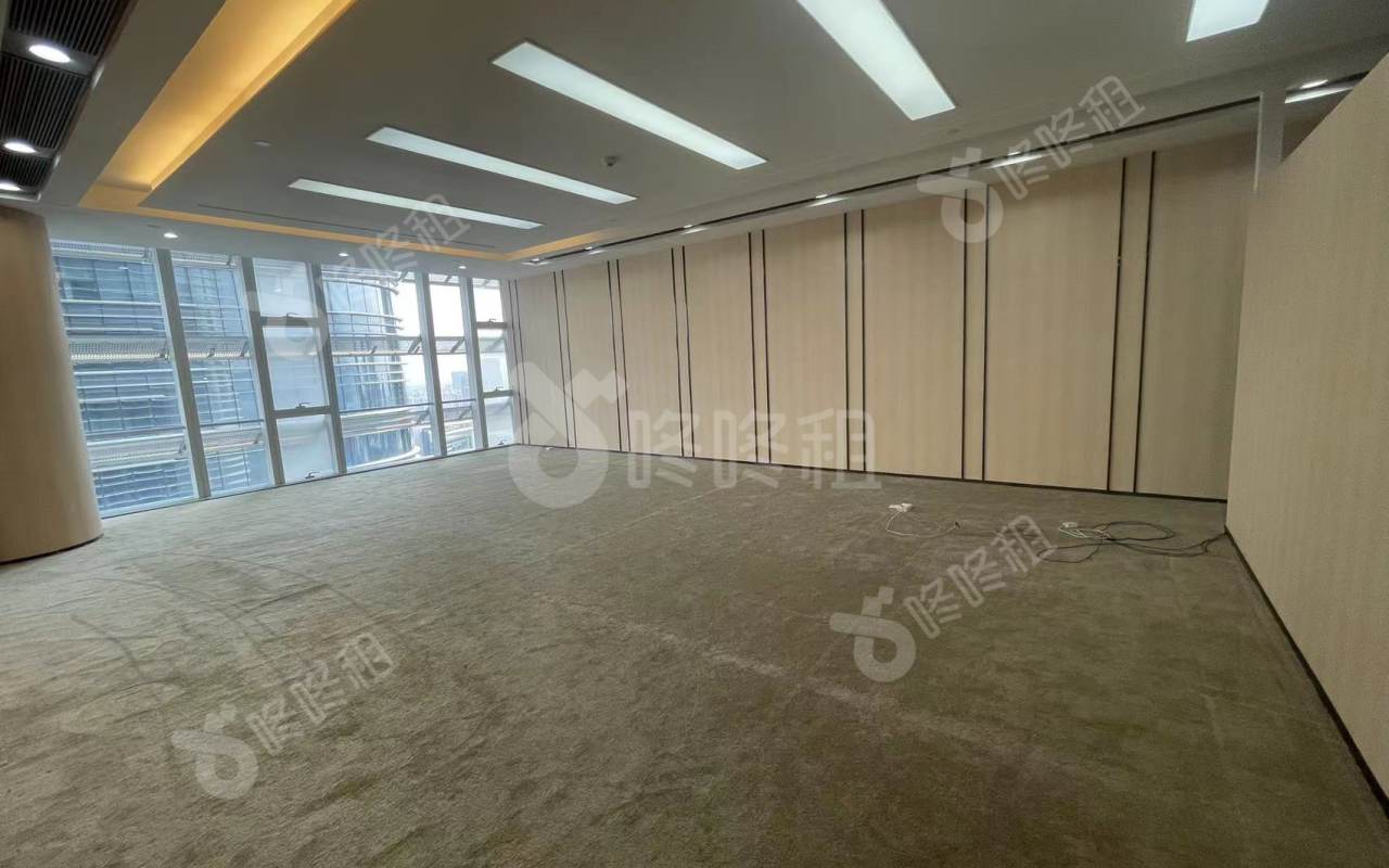 中洲大厦_739平_精装_办公室隔间