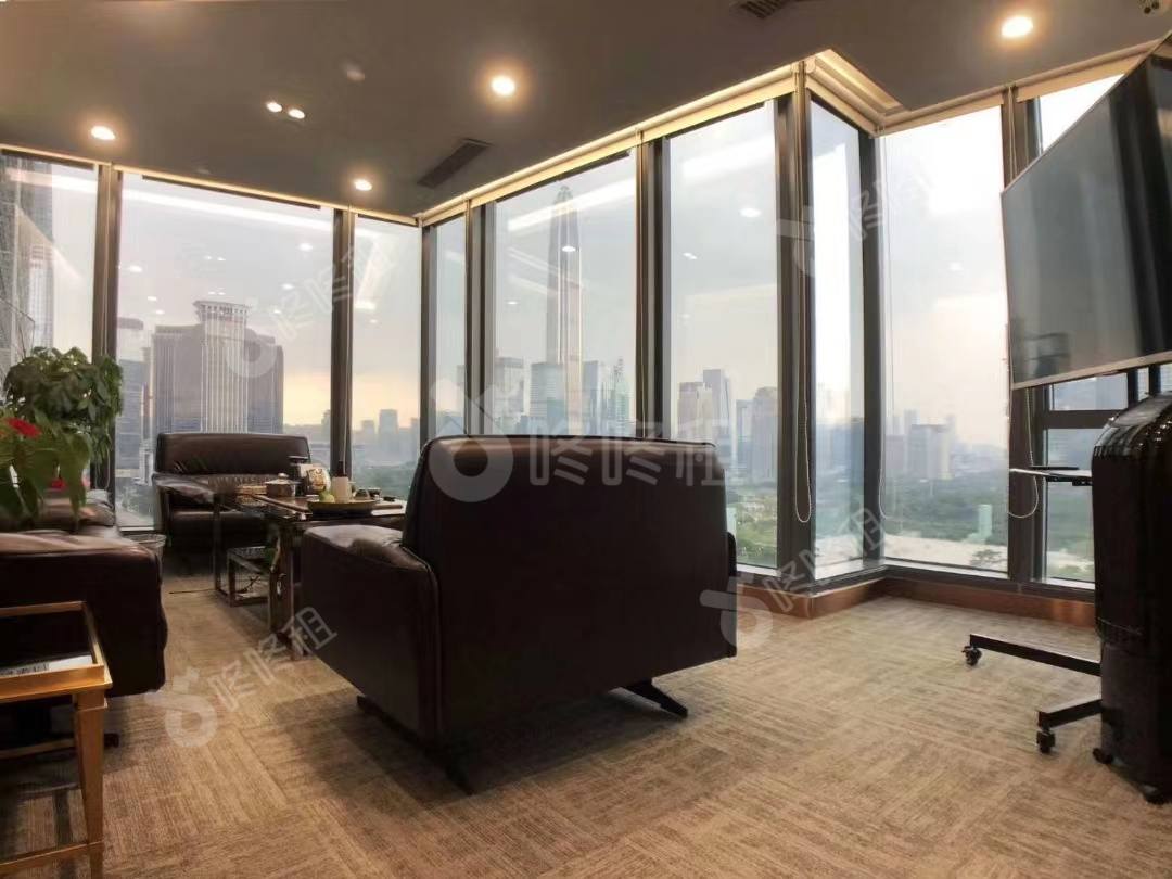 诺德金融中心_336平_精装_办公室隔间